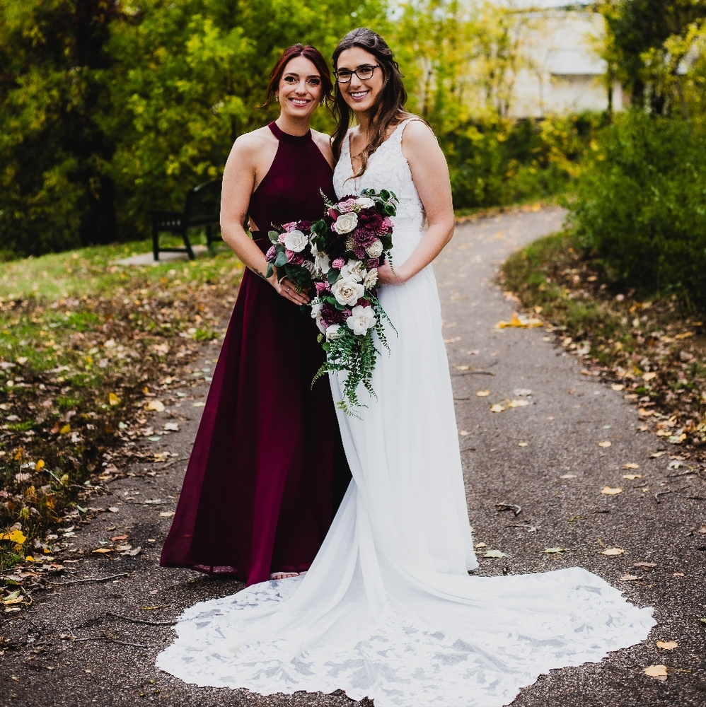 Azazie 》 Maxi Dress 》Bridesmaid Dress 》 Cabarnet Color